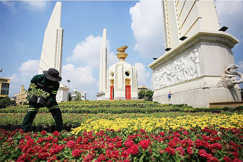 'รุกขกร' จิตอาสาภูมิทัศน์พระราชพิธี